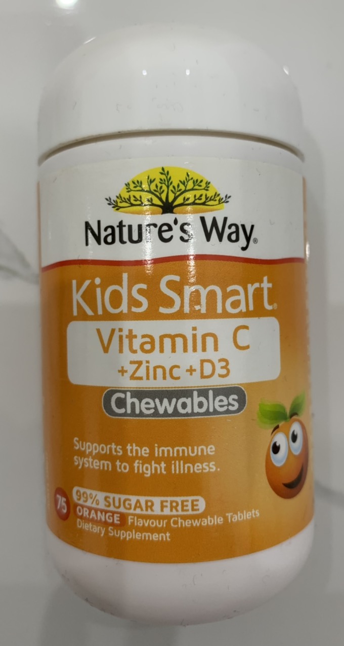 Viên nhai bổ sung Vitamin C, kẽm, D3 cho trẻ
