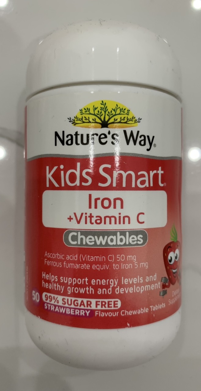 Kẹo dẻo Vita gummies Kid smart bổ sung Sắt & Vitamin C